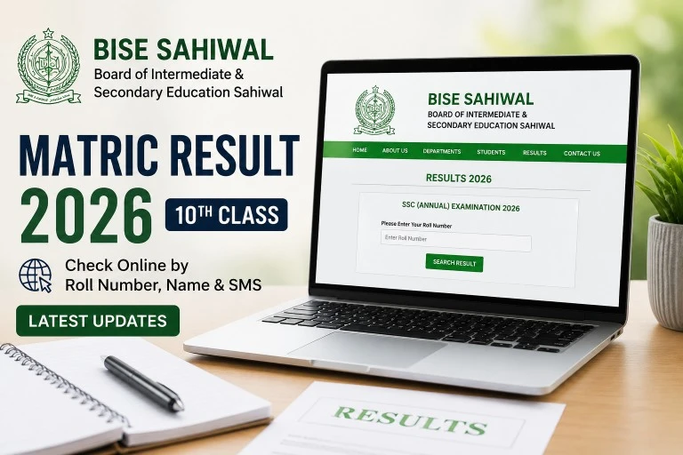 Matric Result 2026 BISE Sahiwal