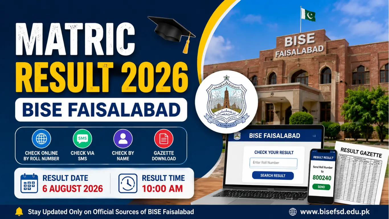 Matric Result 2026 BISE Faisalabad