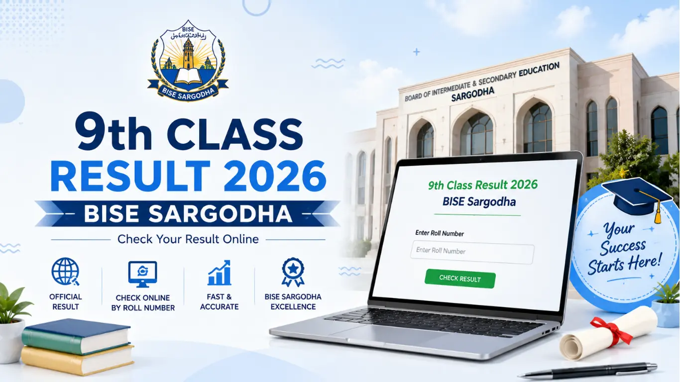 9th Class Result 2026 BISE Sargodha